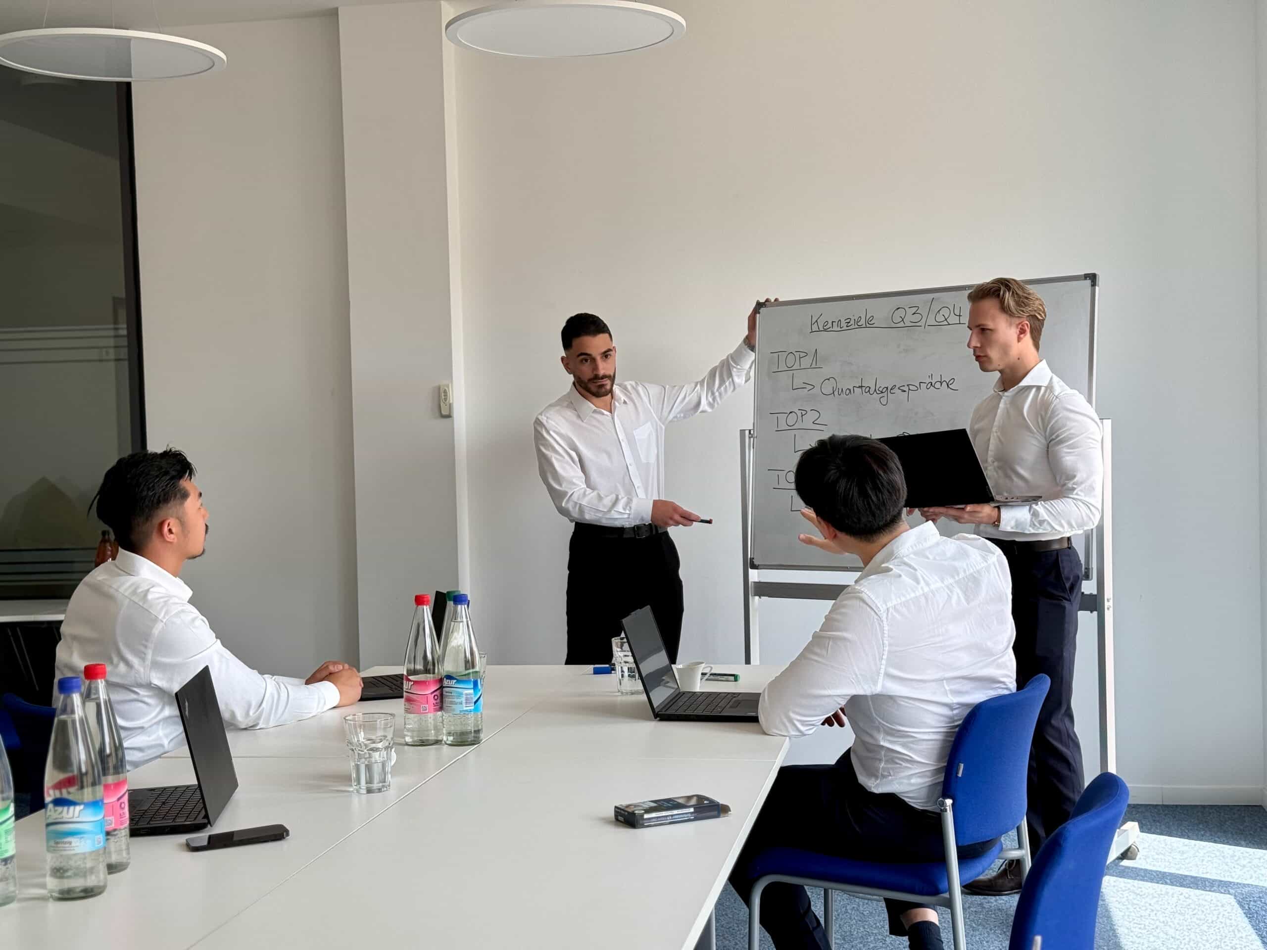 Team Vis a Vis Personaldienstleistungen Meeting Serkan Han Lorenz